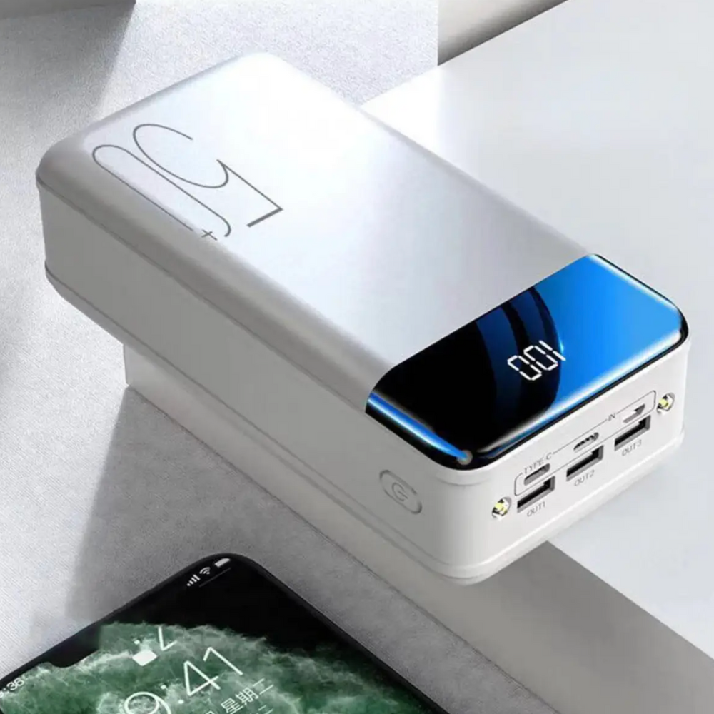 100,000mAh Ultra-Capacity Power Bank with Rapid Charging – Portable Power Solution for Phones, Tablets & Laptops 1