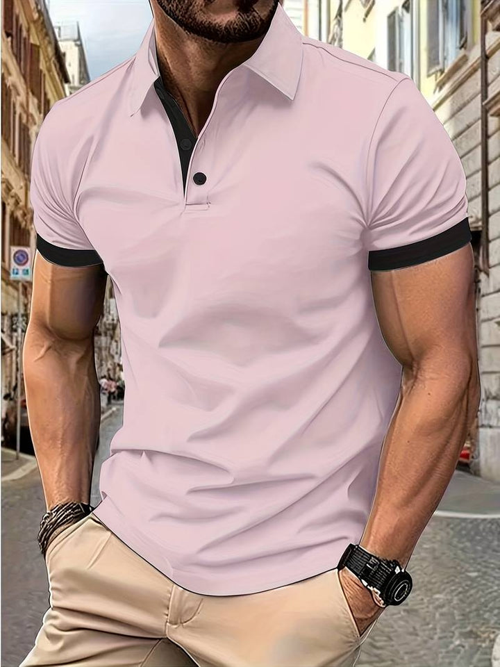 MADE GENTS | V-Neck Summer Polo | 50% Discount!