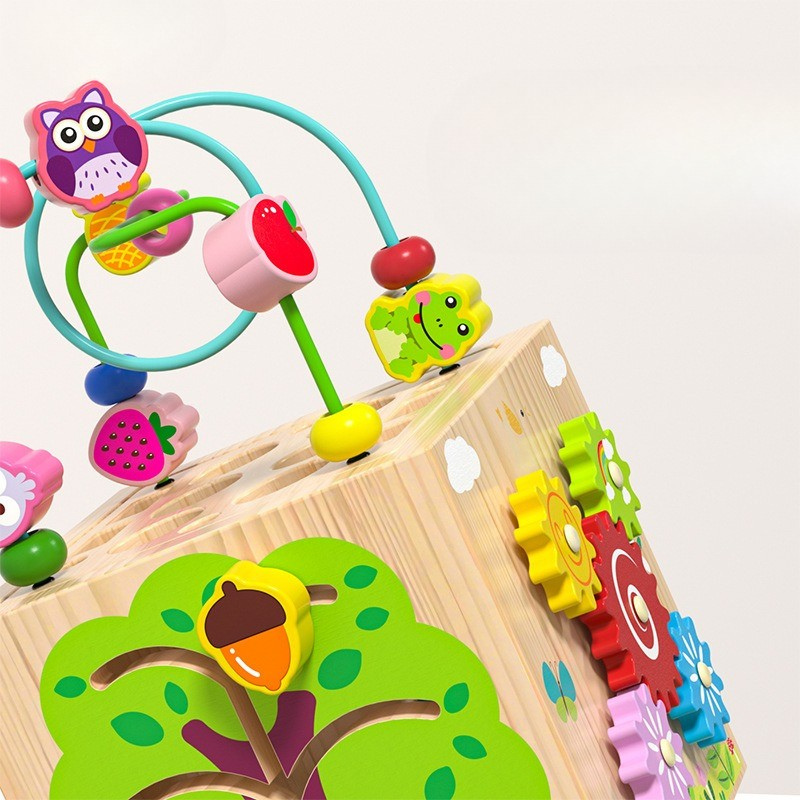 Cubbi | 8-w-1 Montessori Kostka Aktywności dla Maluchów