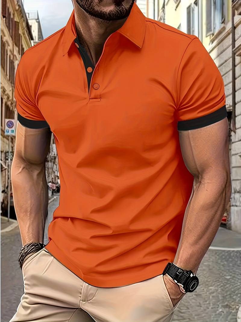 MADE GENTS | V-Neck Summer Polo | 50% Discount!