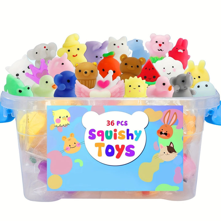 36 Cute Squishy Animal Toys - Kawaii Squeeze Toys 0