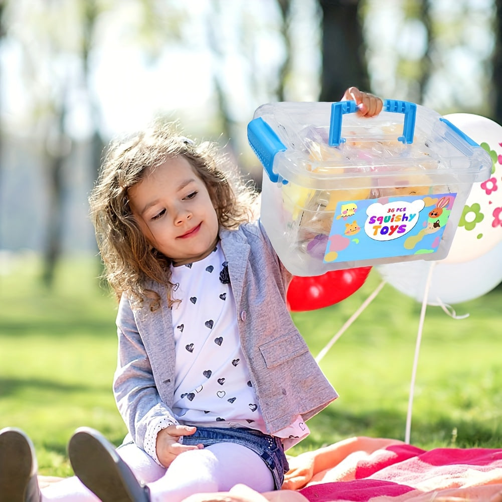 36 Cute Squishy Animal Toys - Kawaii Squeeze Toys 4