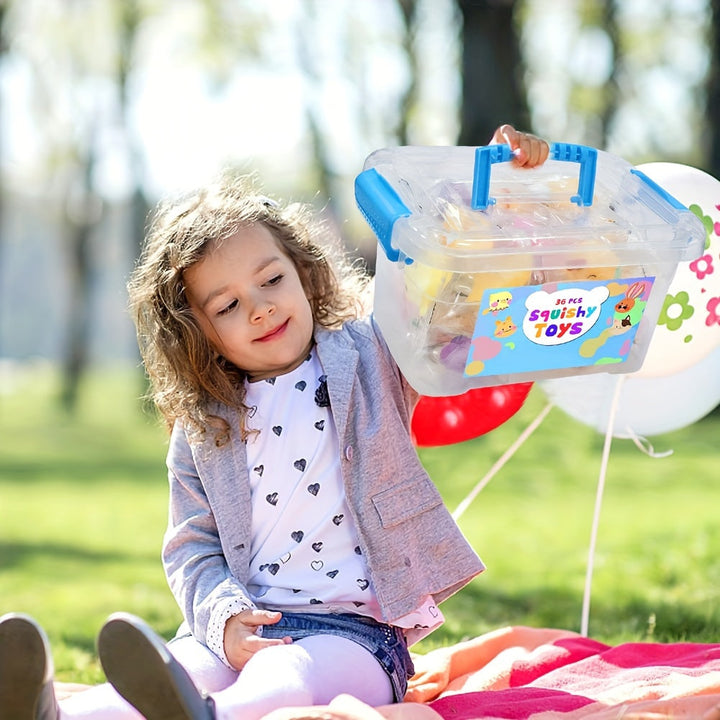 36 Cute Squishy Animal Toys - Kawaii Squeeze Toys 4