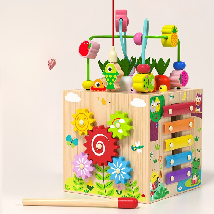 Cubbi | 8-w-1 Montessori Kostka Aktywności dla Maluchów