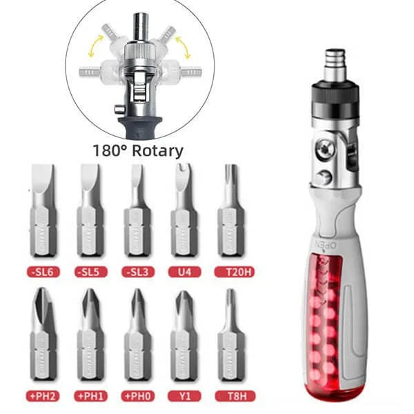 Made Gents | 10 in 1 Multifunctional Ratchet Screwdriver