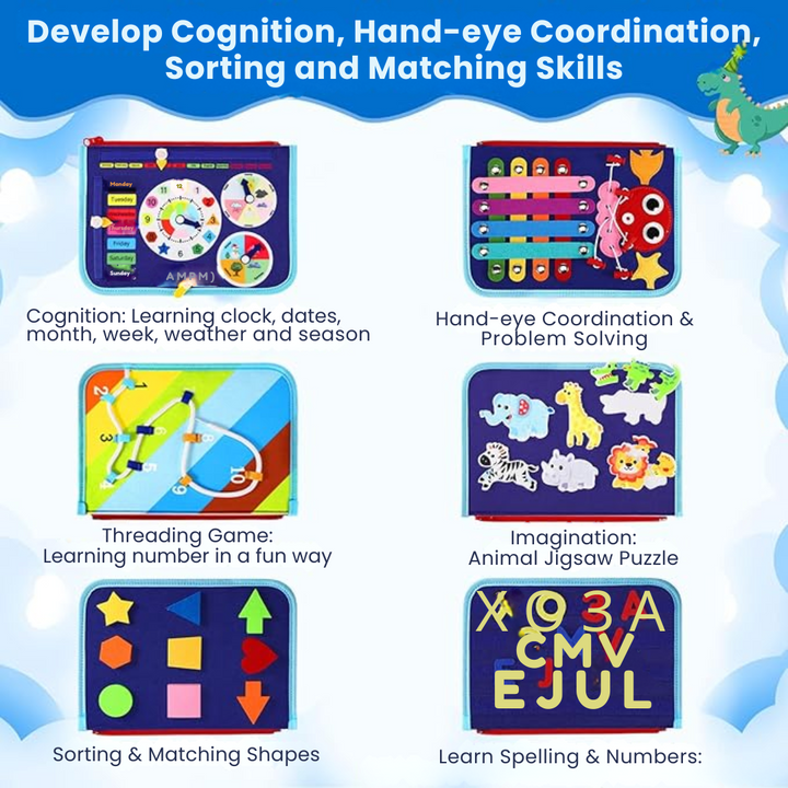4Little™ Montessori Busy Board 4