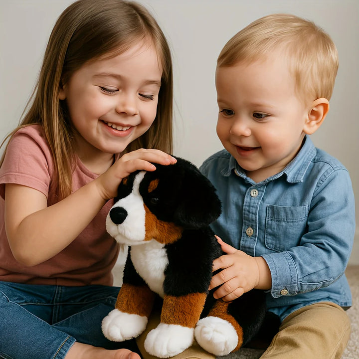 Plush Teddy Dog Toy - Ultra-Soft Cuddly Puppy for Children, Perfect for Hugs and Comfort