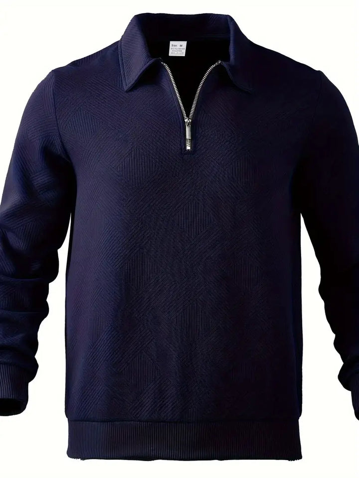 Oxford Zip Sweater