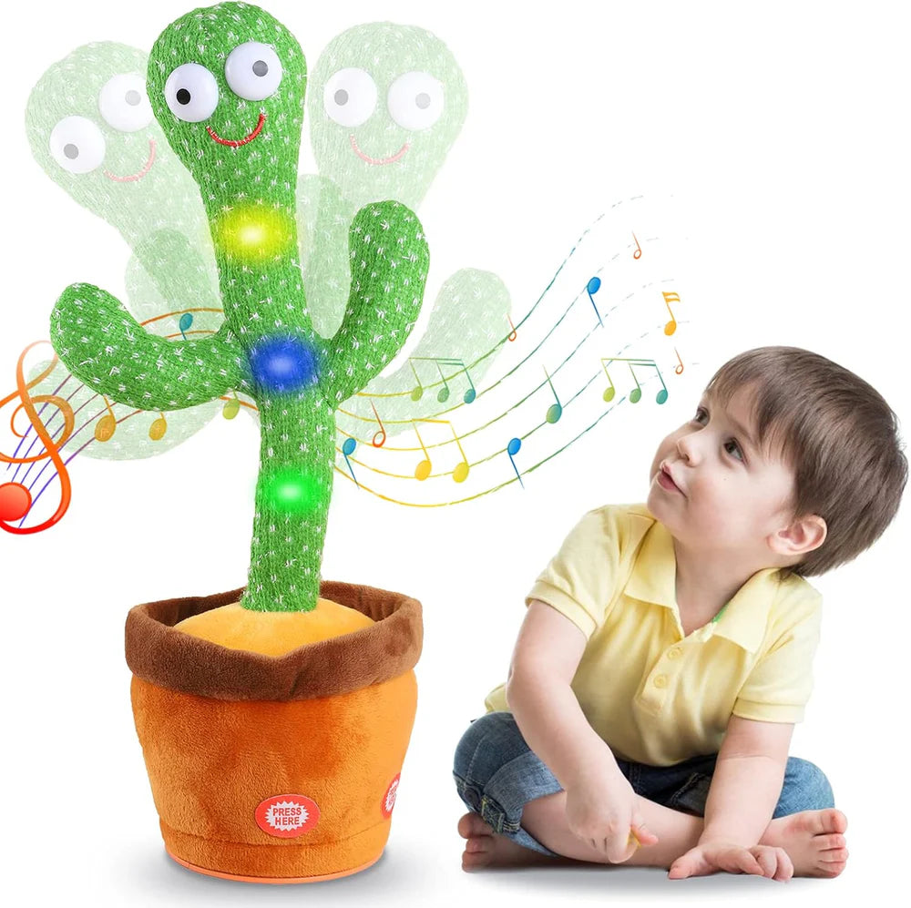 Interactive Plush Toy with Music and Lights - Fun Learning Companion for Kids
