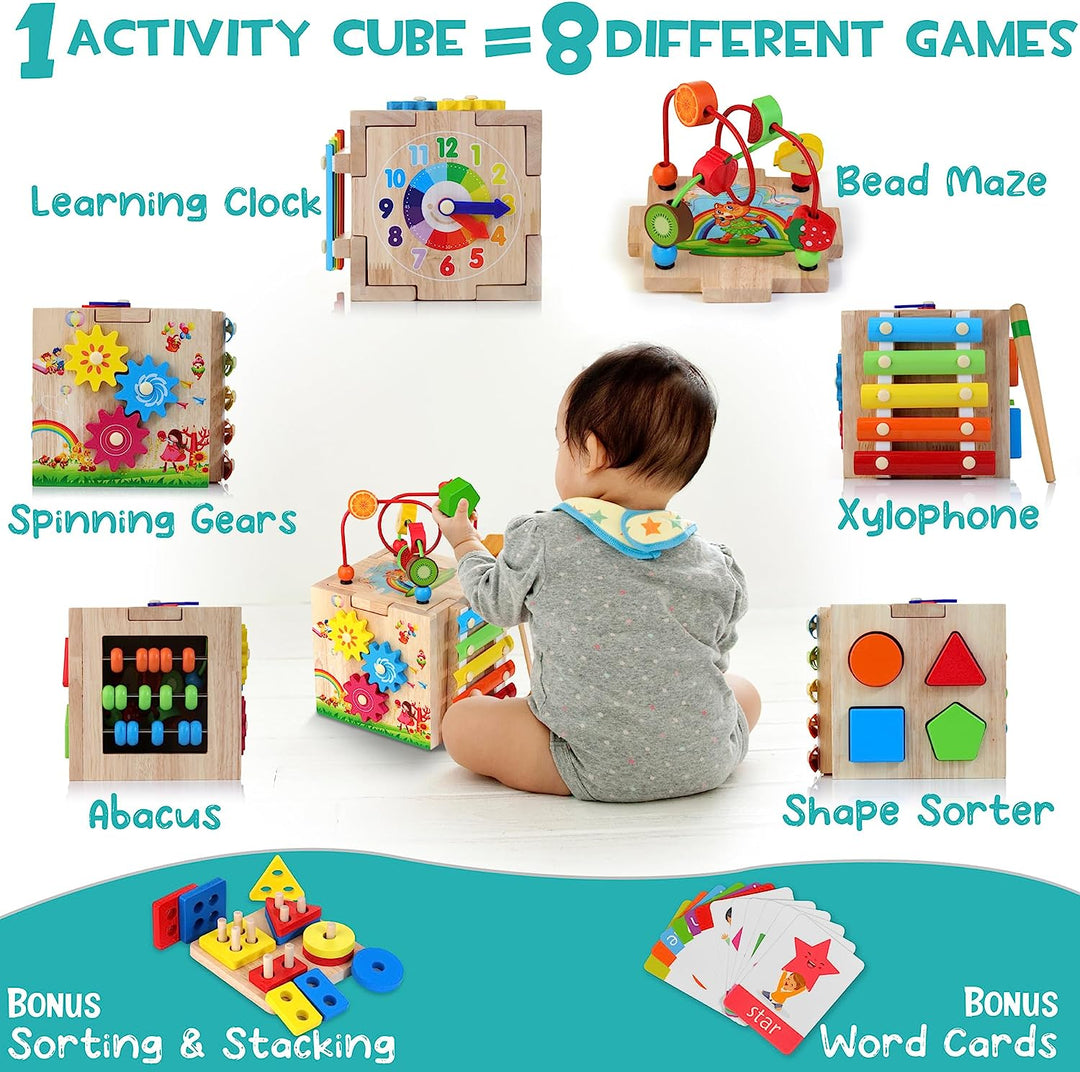 8-in-1 Montessori Play Cube – Cubbi 2