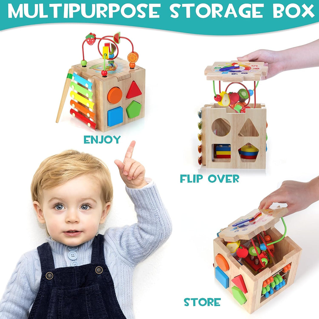8-in-1 Montessori Play Cube – Cubbi 3