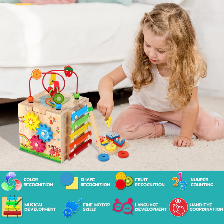8-in-1 Montessori Play Cube – Cubbi 6
