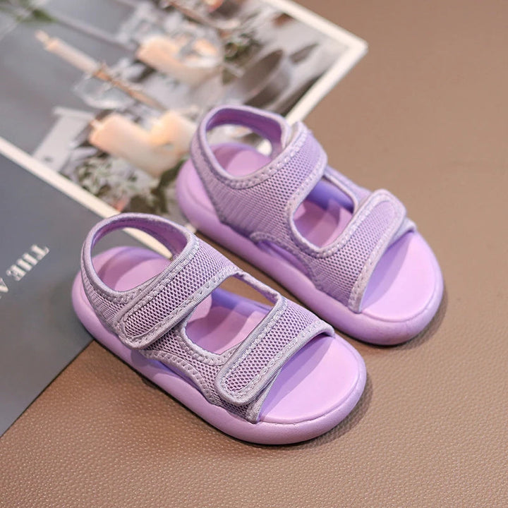 Ademende Kindersandalen voor Jongens en Meisjes – Comfortabel en Stijlvol Ontwerp in Paars 2