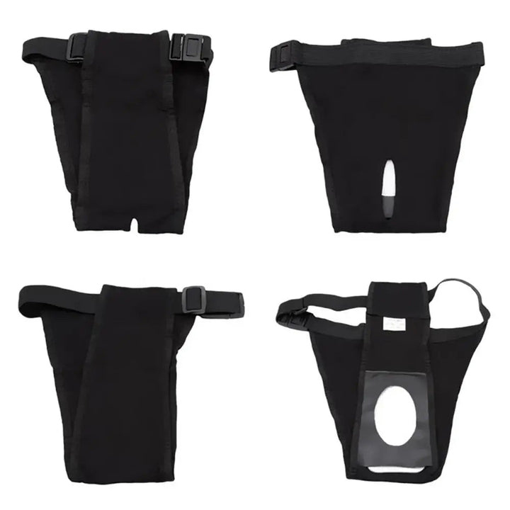 Adjustable Dog Incontinence Pants with Washable Diapers – Comfortable Black Hygiene Pants for Dogs in Heat and Puppies 4