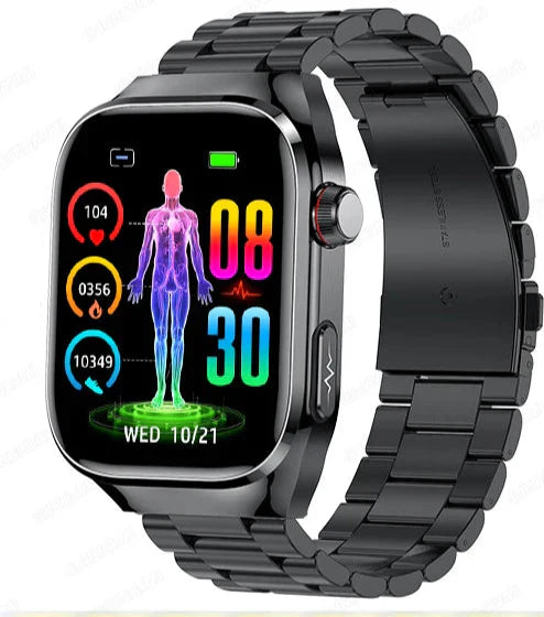 Advanced Health Smartwatch with ECG, Blood Sugar Monitoring, 2.04-Inch AMOLED Display – Waterproof Fitness Tracker 10