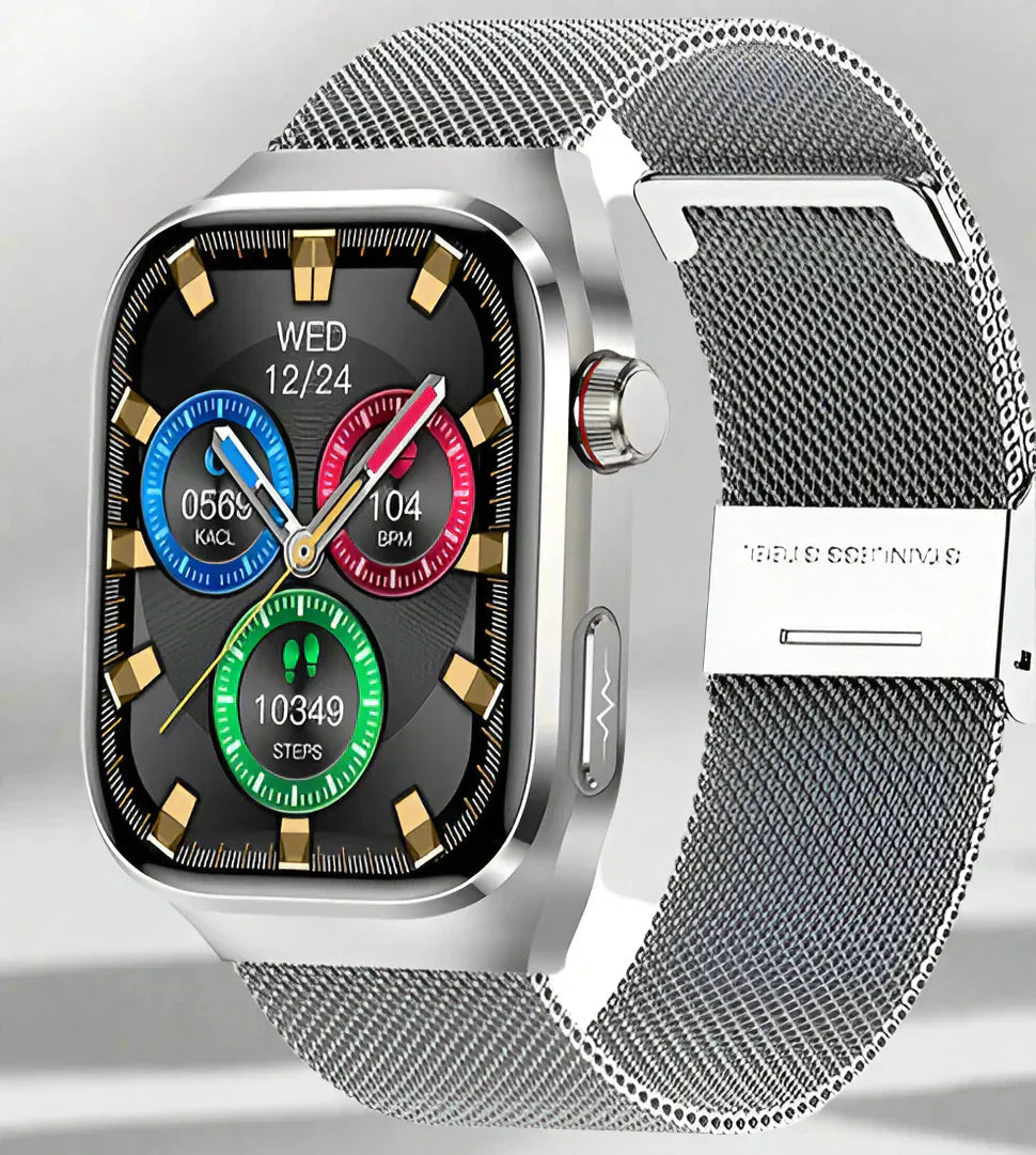 Advanced Health Smartwatch with ECG, Blood Sugar Monitoring, 2.04-Inch AMOLED Display – Waterproof Fitness Tracker 11