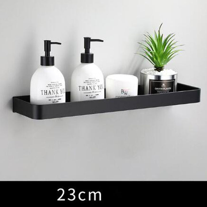 AeroShelf – Black Space Aluminum Wall Shelf for Modern Minimalism 1