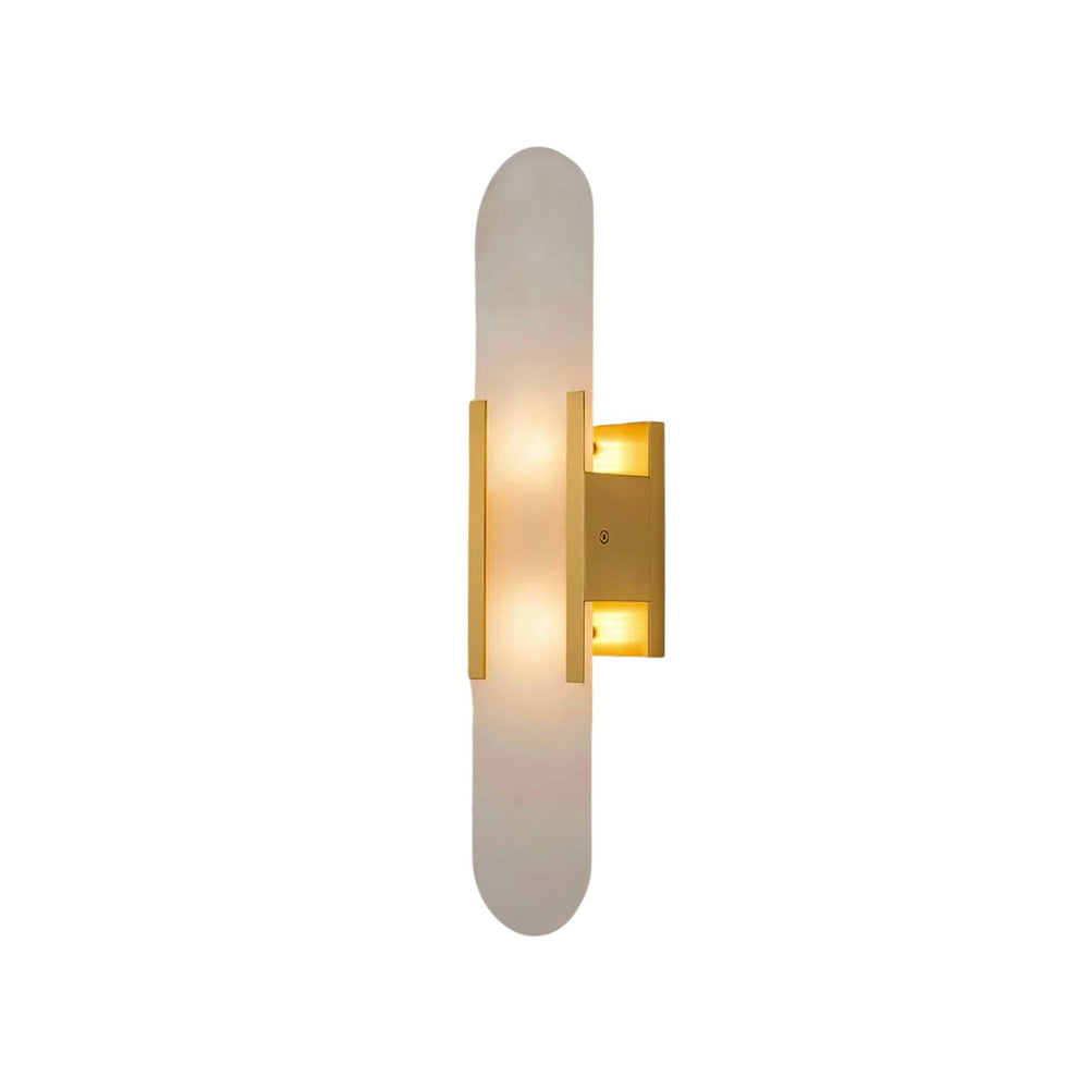 AlabasterGlow | Elegant Modern Alabaster Wall Sconce Lighting for Living Room 1