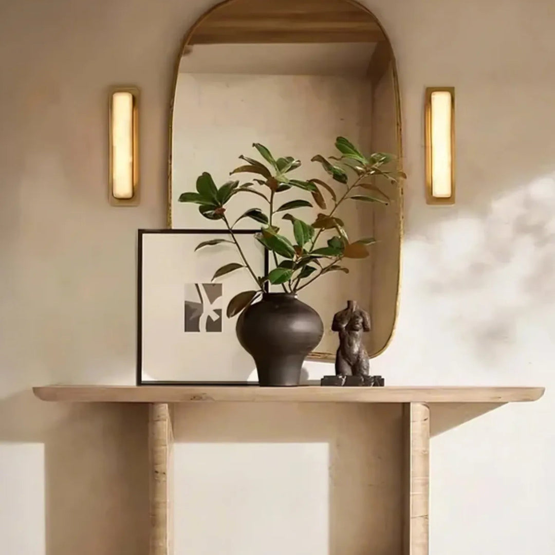 AlabasterGlow | Elegant Modern Wall Sconce Lighting for Cozy Atmosphere 8