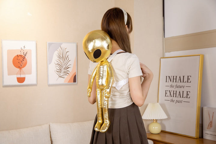 Alien backpack plush toy 0