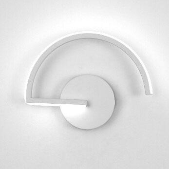 AluGlow – Contemporary LED Wall Lamp with Curved Aluminium 12