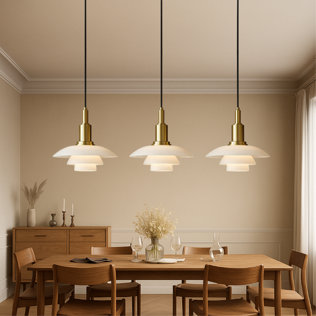 Aluris | 2/3-Head Danish Style Hanging Pendant Light 1