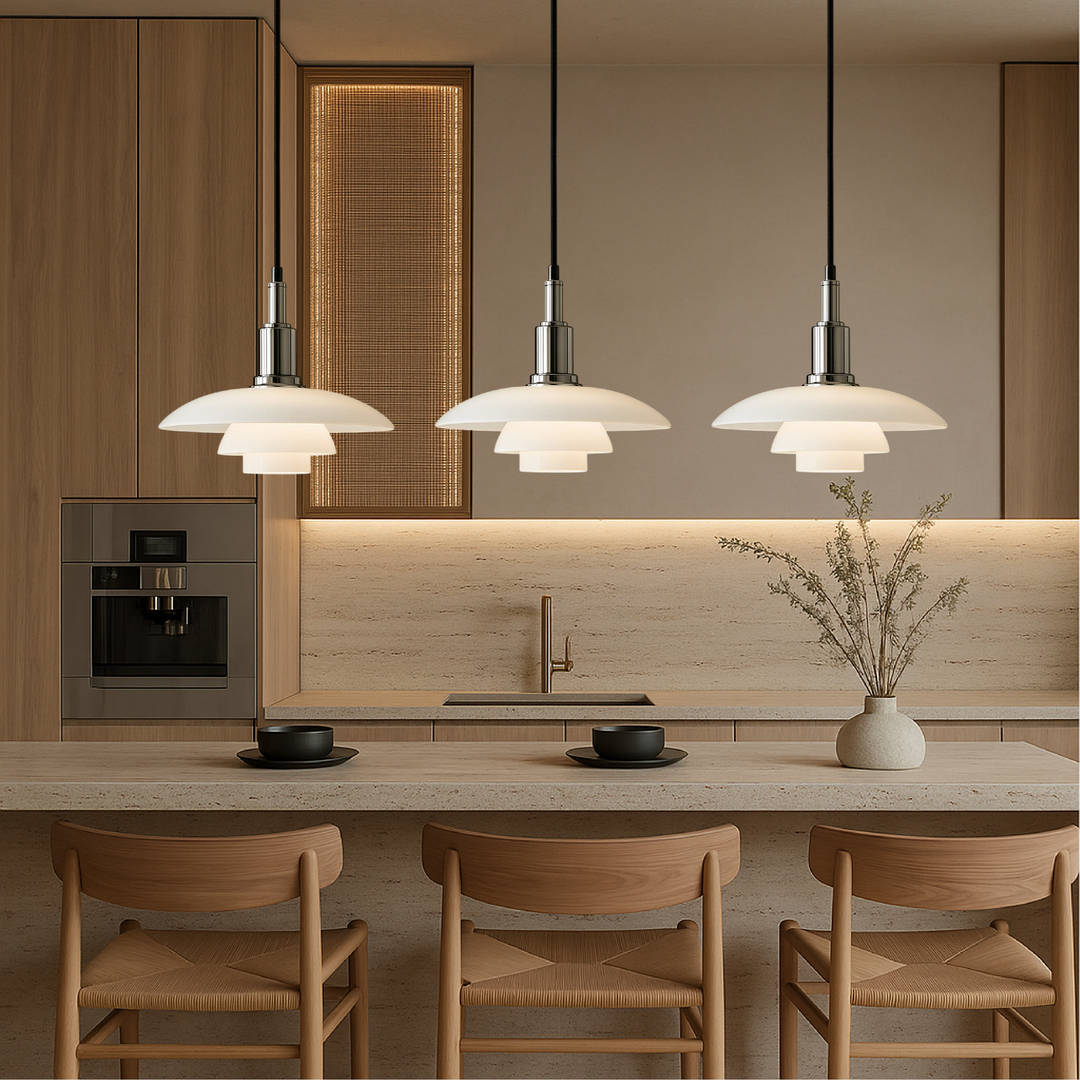 Aluris | 2/3-Head Danish Style Hanging Pendant Light 2