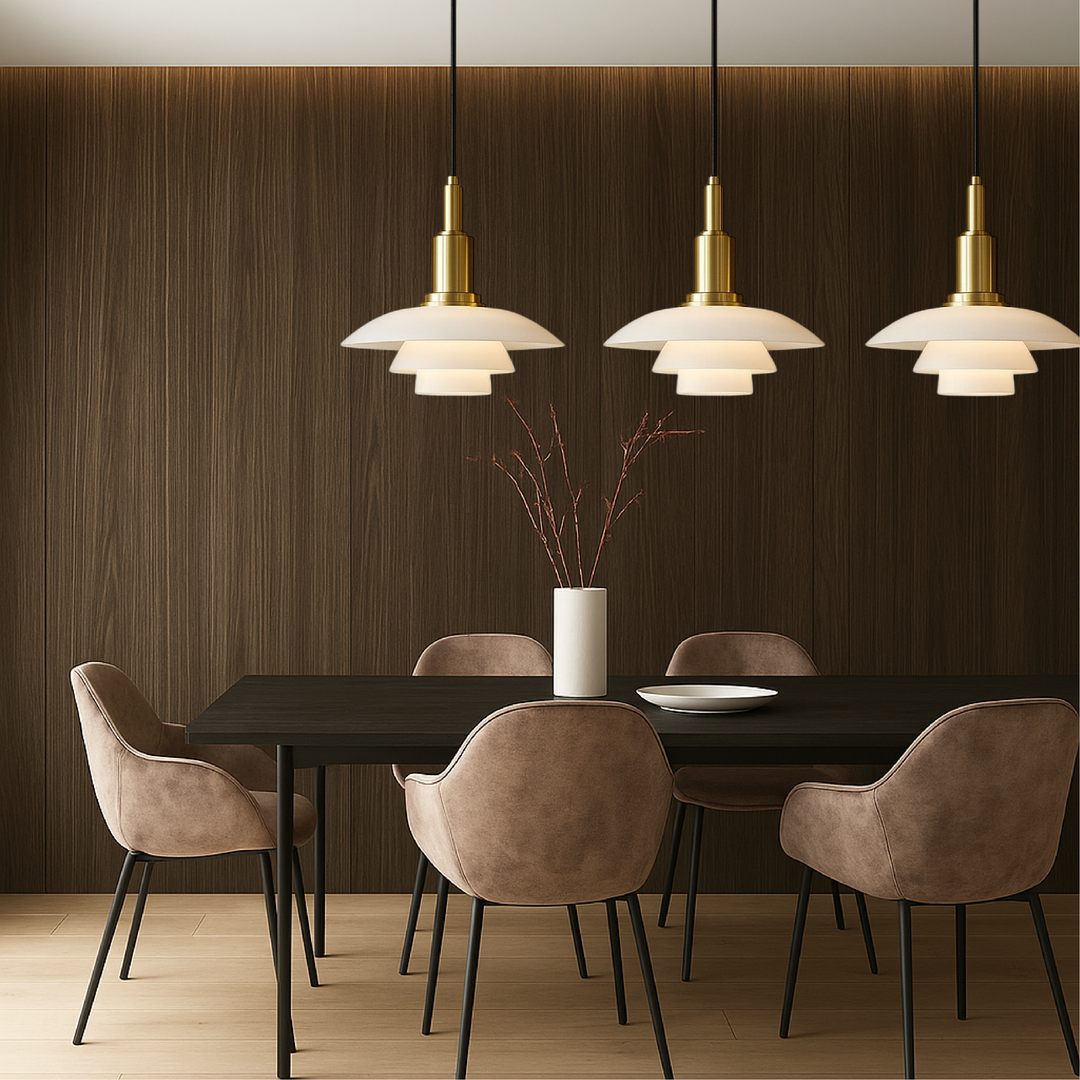 Aluris | 2/3-Head Danish Style Hanging Pendant Light 4