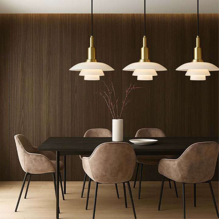 Aluris | 2/3-Head Danish Style Hanging Pendant Light 4