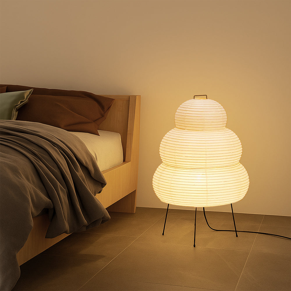 Alvora | Contemporary Rice Paper Table Lamp 0