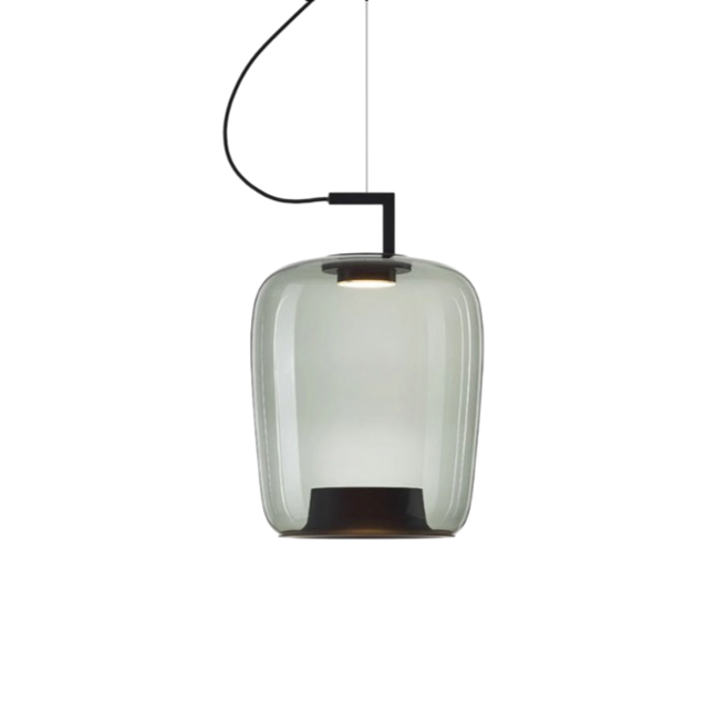Amvora | Modern Glass Pendant Light for Living & Dining Rooms 10