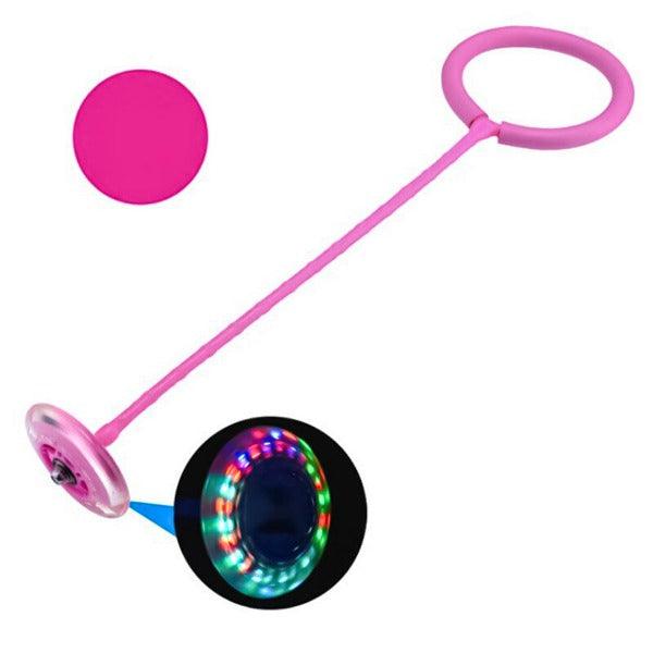 Ankle Ball Toy - Foldable Flash Wheel Skip Ball Fun | Foot Hula Hoop Skipping Rope Outdoor Game 6