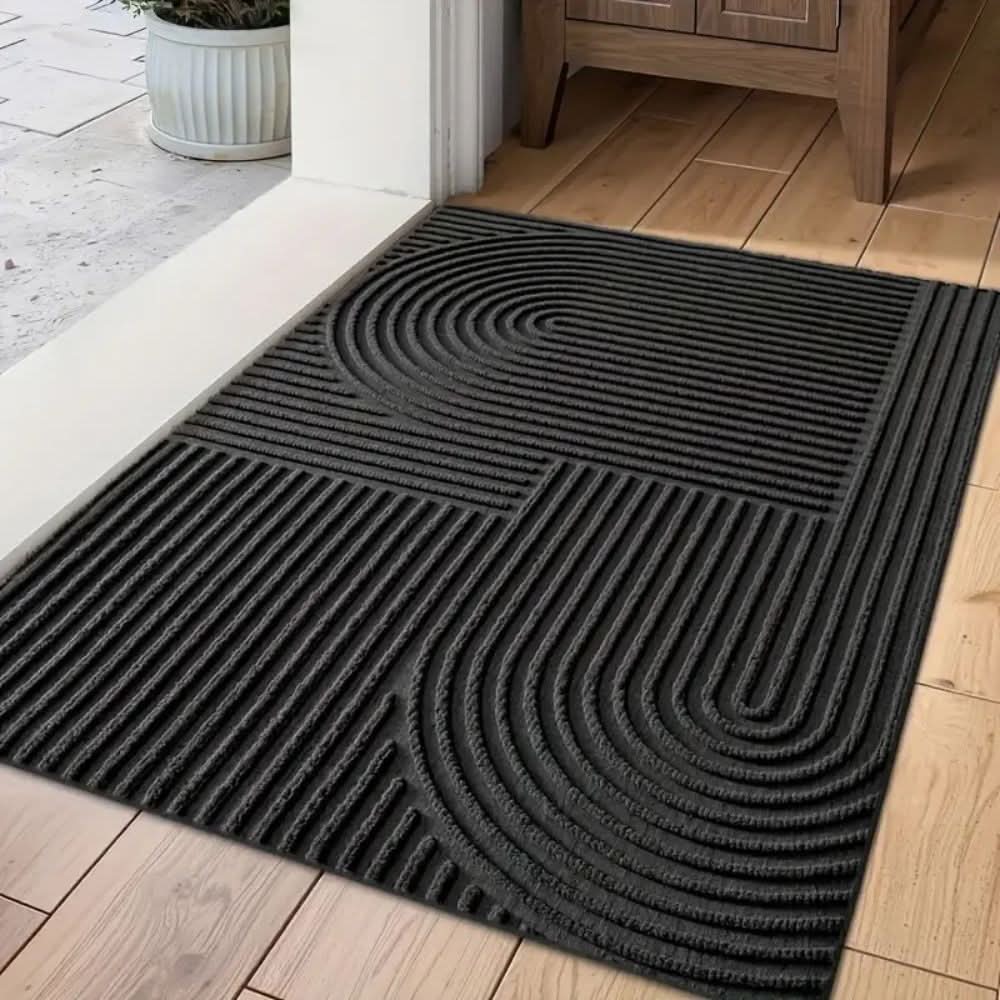 AquaFlow | Elegant Absorbent Microfiber Door Mat with Non-Slip Backing 0