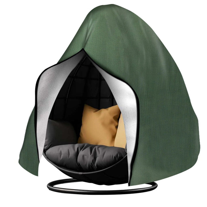 AquaGuard | Durable Waterproof Double Egg Chair Cover for All-Weather Protection 2