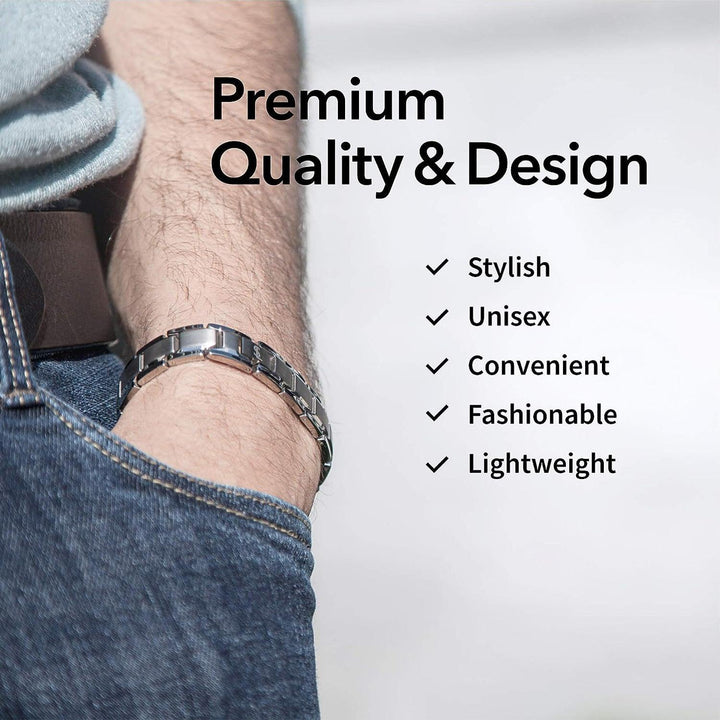 Arthritis Bracelet Mens - Magnetic Bracelet Therapy Weight Loss Pain Relief Bracelet 1