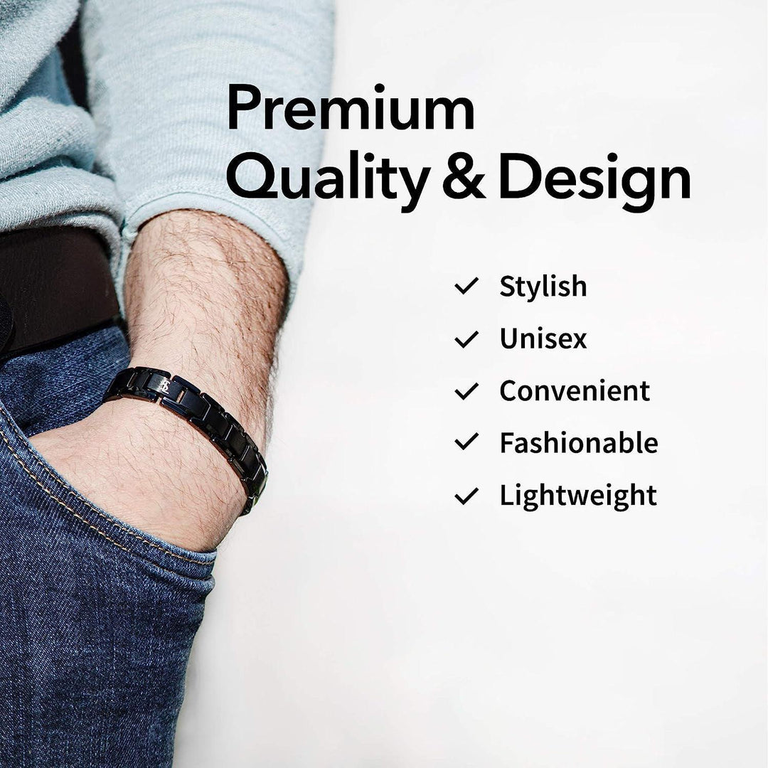 Arthritis Bracelet Mens - Magnetic Bracelet Therapy Weight Loss Pain Relief Bracelet 2