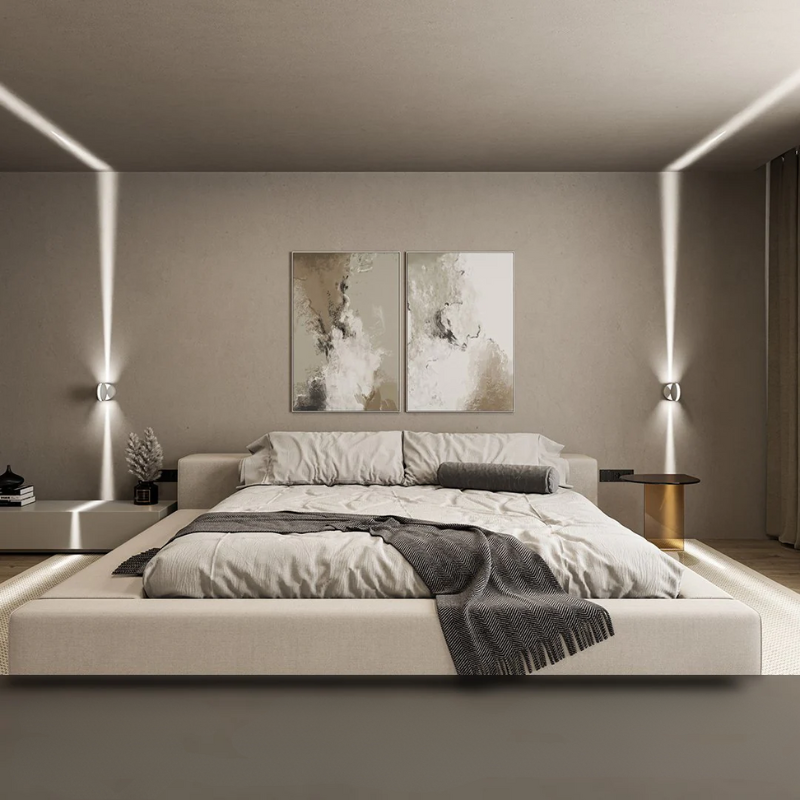 AuraBeam – Elegant LED Wall Light Design for Dynamic Illumination 1