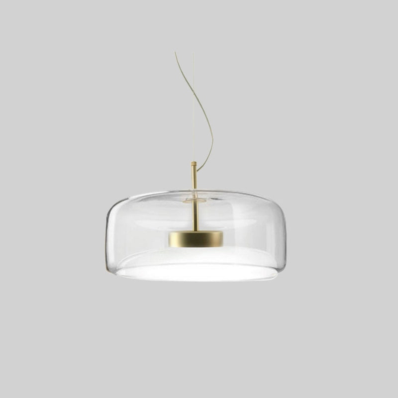 AuraGlass Pendant Light – Retro Gold LED Pendant Light in a Glass design, casting a warm and inviting glow. 9