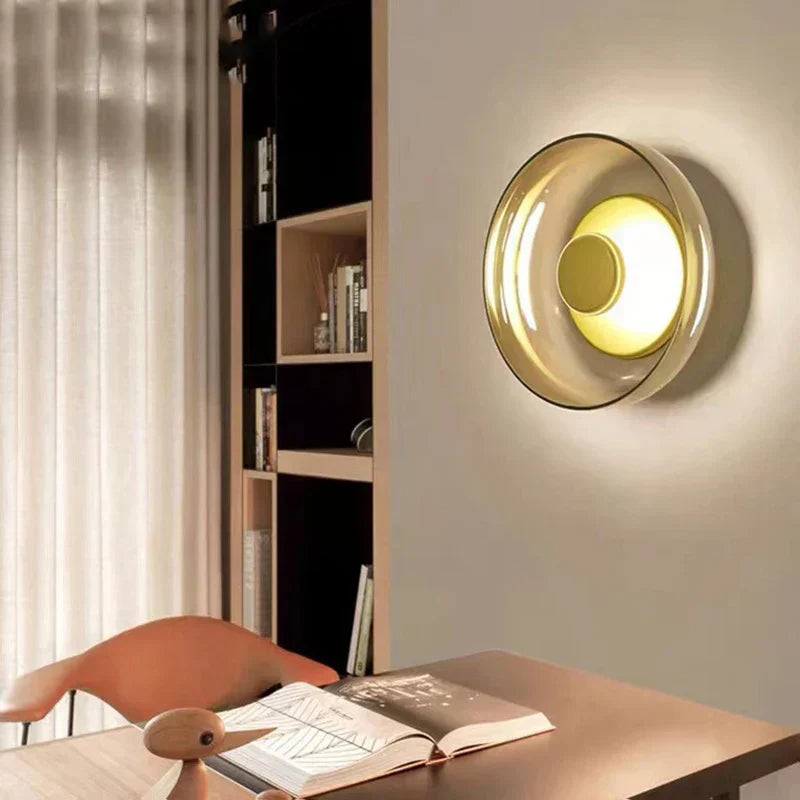 AuraLoom – Minimalist Ceiling Light with Warm Illumination 1