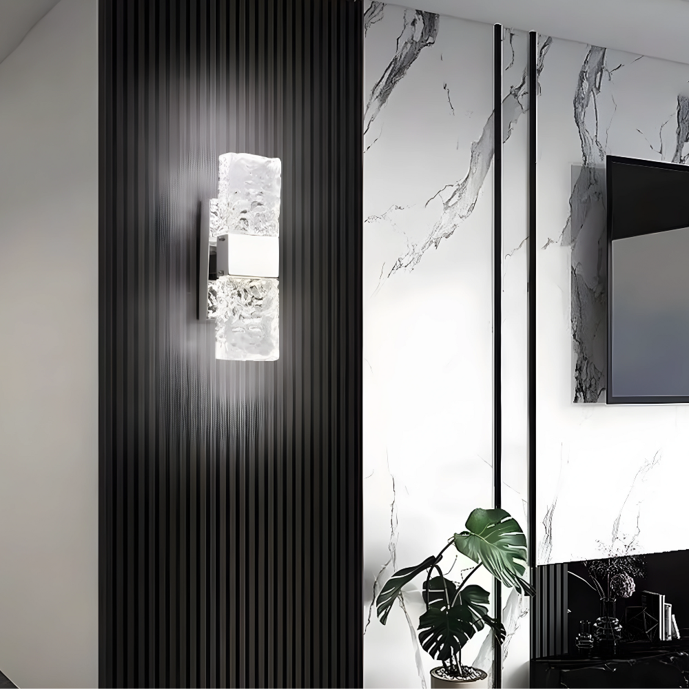 AuraLuxe – LED Crystal Wall Lamp 2