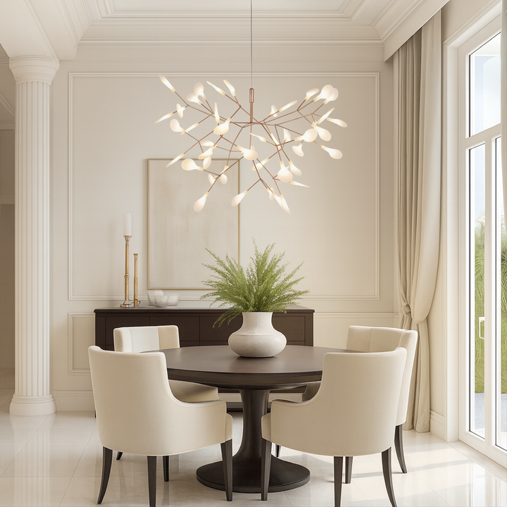 Auralyx | Firefly LED Pendant Light in Rose Gold Finish 1