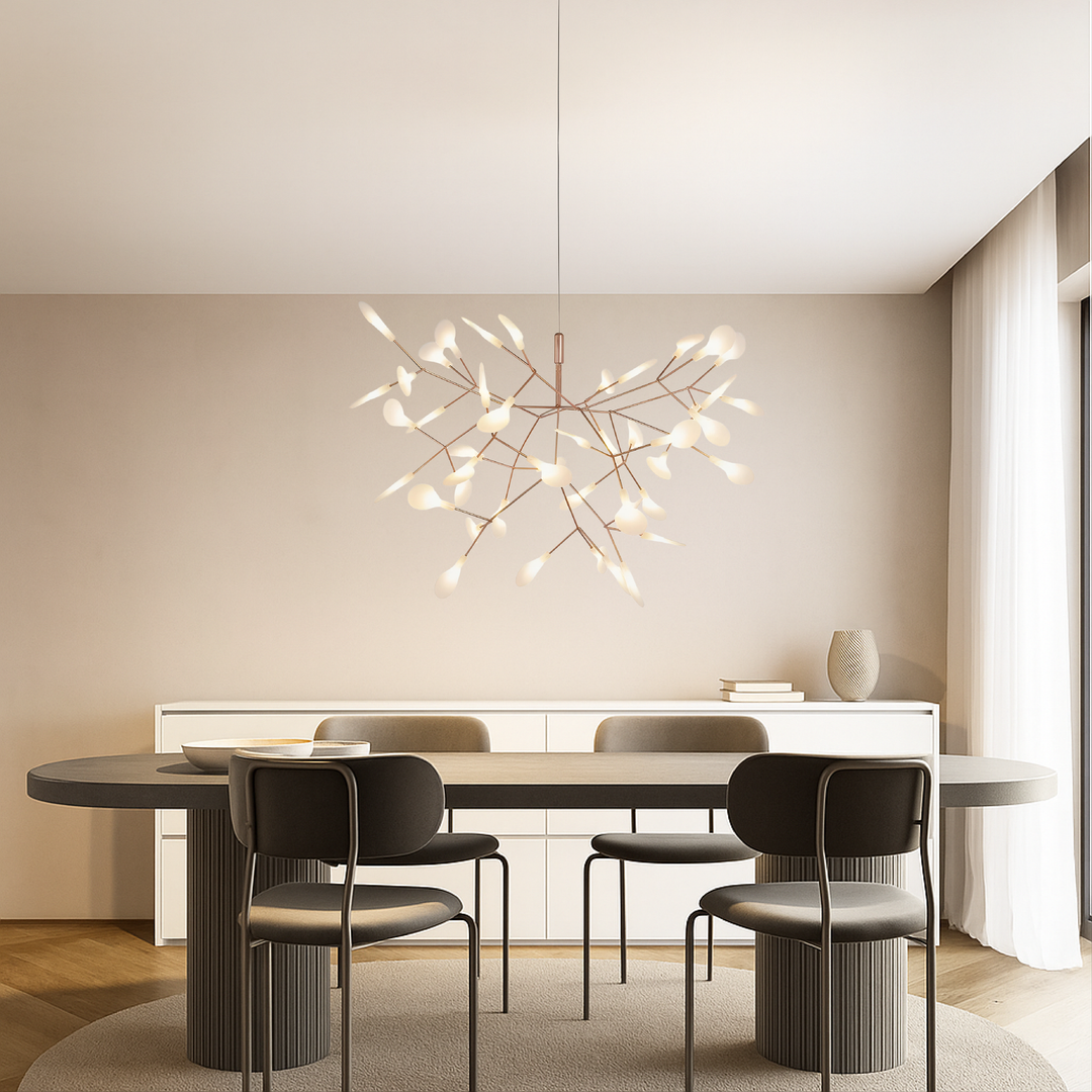 Auralyx | Firefly LED Pendant Light in Rose Gold Finish 2
