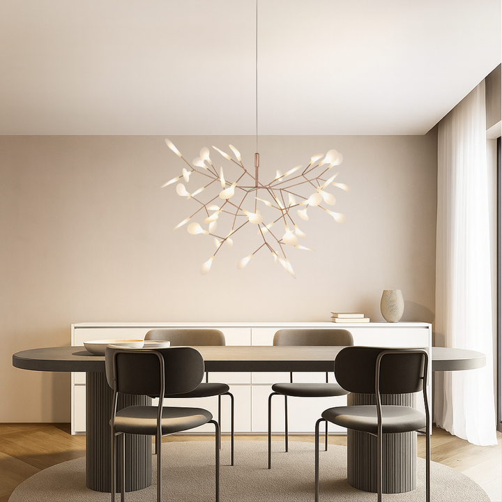 Auralyx | Firefly LED Pendant Light in Rose Gold Finish 2