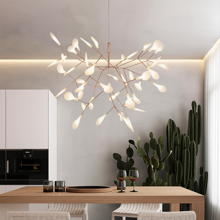 Auralyx | Firefly LED Pendant Light in Rose Gold Finish 3