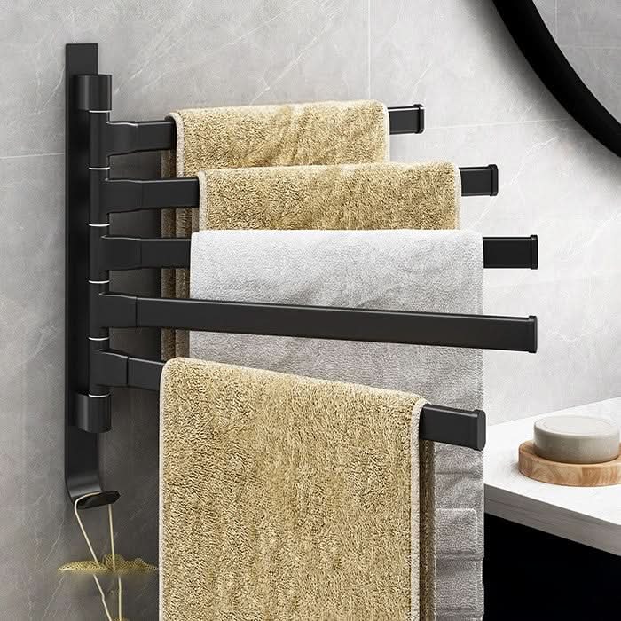 AureaRack | Elegant Modern 5-Arm Towel Organiser for Bathrooms 1
