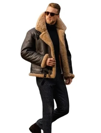 Aurelian | Luxe Shearling Aviator with Vintage Edge 7
