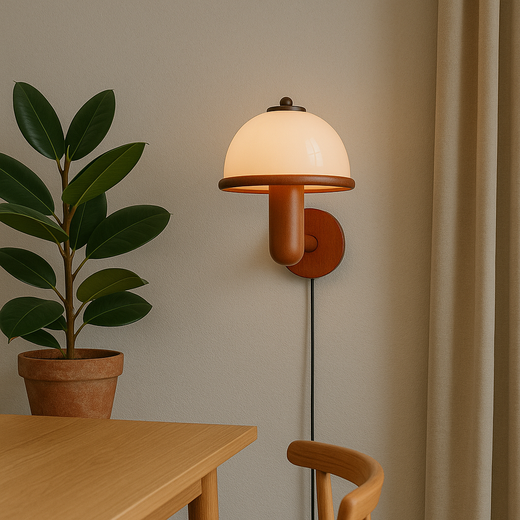 Aurisca | Artistic Mushroom Wall Lamp for Modern Interiors 2