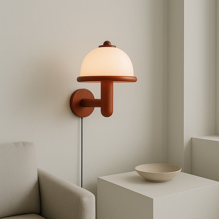 Aurisca | Artistic Mushroom Wall Lamp for Modern Interiors 3