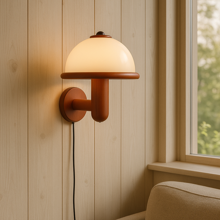 Aurisca | Artistic Mushroom Wall Lamp for Modern Interiors 4
