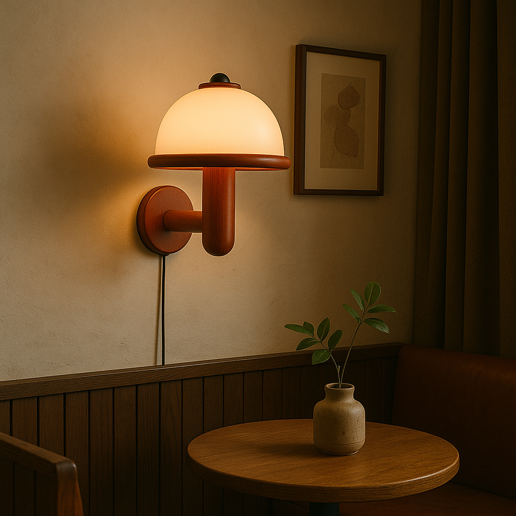 Aurisca | Artistic Mushroom Wall Lamp for Modern Interiors 5